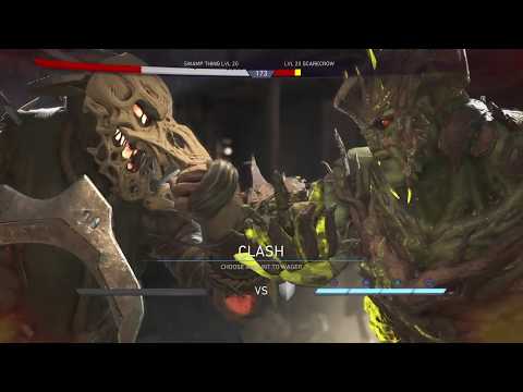 Injustice 2 Scarecrow vs Swamp Thing
