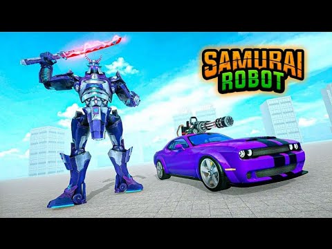 Samurai Robot Car transformation: Car Robot Transform Games - Android Gameplay