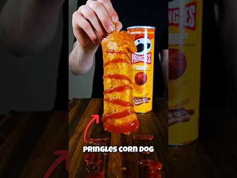 Cheddar Cheese Pringle Corn Dog