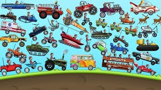 Hill Climb Racing - ALL VEHICLES UNLOCKED and FULL