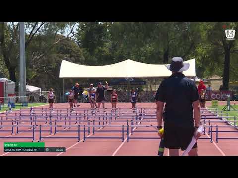 Girls U9 60m Hurdles Heat 7: 2024-25 State Combined Event Championships
