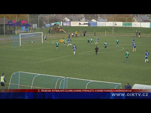 Česká Třebová: Fotbalisté zlomili domácí prokletí, v derby porazili Lanškroun 2:0