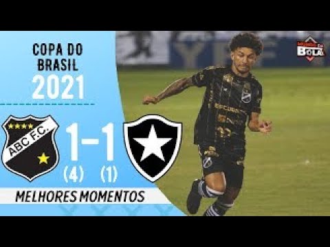 VITÓRIA NOS PÊNALTIS! | ABC 1 x 1 Botafogo | Melhores Momentos | Copa do Brasil 14/04/2021