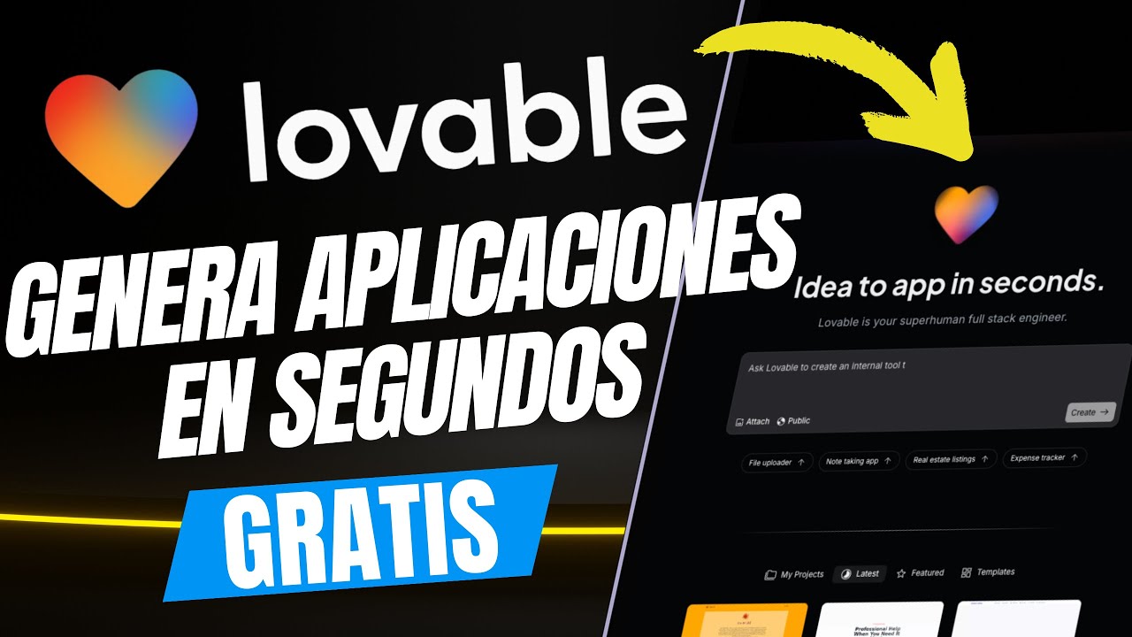 Olvídate de Programar: Esta IA Construye Tu Proyecto Completo en Minutos | Lovable