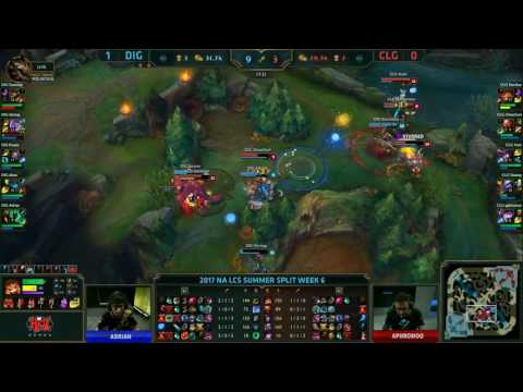 [NA LCS][Summer][2017]CLG vs DIG Highlights Game 2