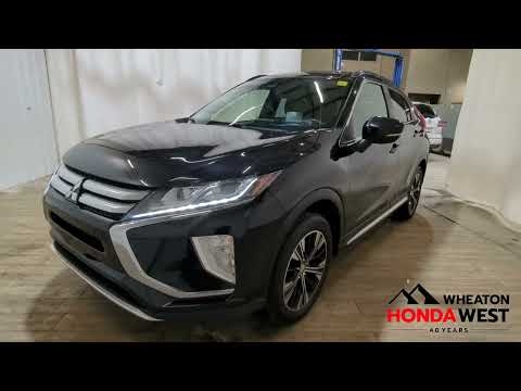 2018 Mitsubishi Eclipse Cross GT S-AWC in Black for sale at Wheaton Honda West in Calgary, AB