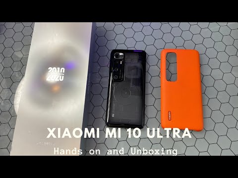 Xiaomi Mi 10 Ultra Transparent Unboxing and Hands On