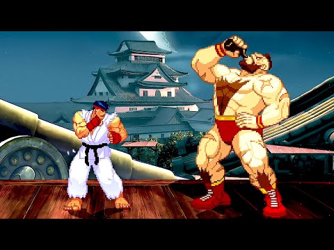SHIN RYU vs ZANGIEF - The Dragon vs The Bear