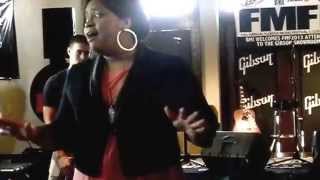 R&B Singer, Anesha, at the 2013 Florida Music Festival FMF2013 singing with Piano