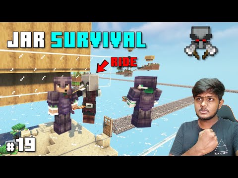 Insane Telugu Minecraft: Pillagers' Invasion in Jar Survival! 🎮