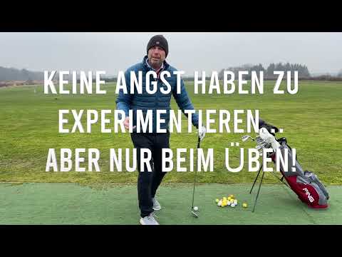 Der Golfschwung, den ich versuche zu wiederholen, zu wiederholen und zu wiederholen
