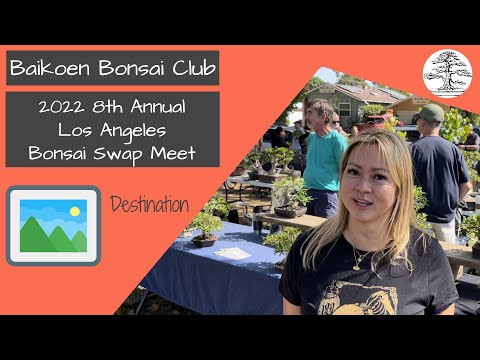 2022 8th Annual Los Angeles Bonsai Swap Meet - Bonsai Destination - Baikoen Bonsai Club
