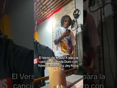 Kreizy K grabando Dembow Tú Anda Duro #elbabyr #kreizyk #dembow #yomelelmeloso #jeykova
