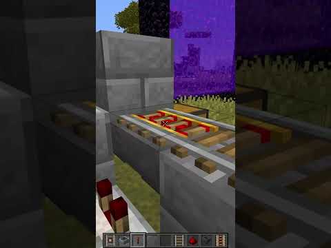 Insane Minecraft trick! Unload mine carts in seconds
