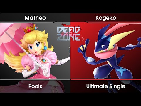 DEAD ZONE #2 Pools - MaTheo (Peach) Vs. Kageko (Greninja) SSBU Ultimate Tournament