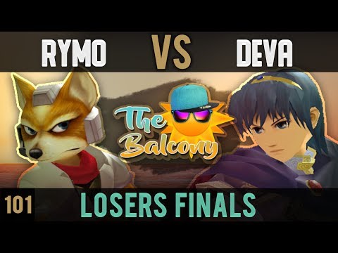 Melee @ the Balcony 101 - Losers Finals ft. Devastation (Marth) VS Rymo (Fox)