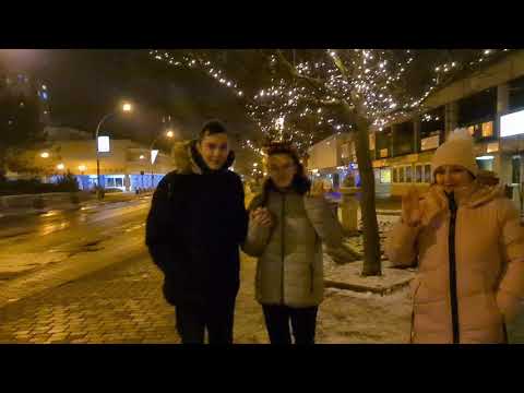 Christmas In Ózd City Hungary