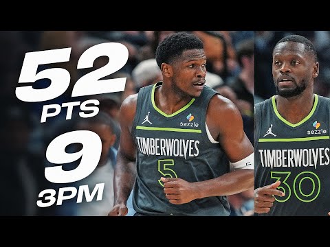 NEW TIMBERWOLVES DUO Shines! Anthony Edwards (29 PTS) & Julius Randle (23 PTS) 🔥| November 1, 2024