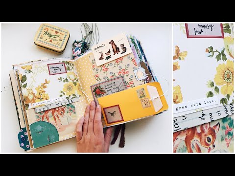 junk journal with me  process video ideas tips