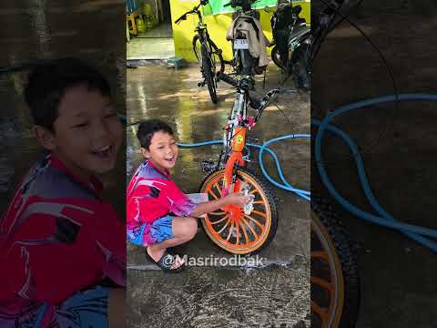 Sepedaku kotor lama tak di cuci #shorts