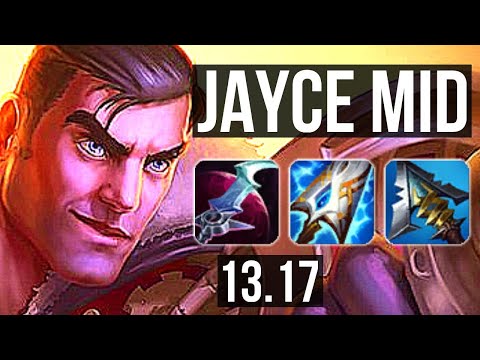 JAYCE vs ZED (MID) | 1.0M mastery, Godlike | NA Grandmaster | 13.17