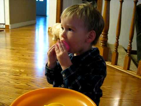 My Nephew Evan & His Awesome Toy