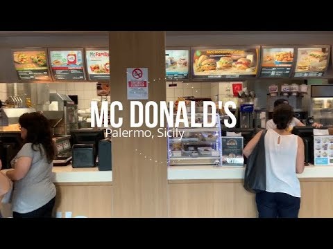 Mc Donald's Palermo, Sicily | Food Review!
