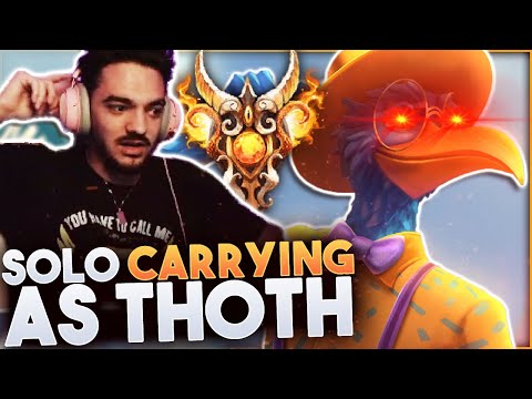 Solo Carrying As THOTH? - Grandmasters Ranked Joust - Smite