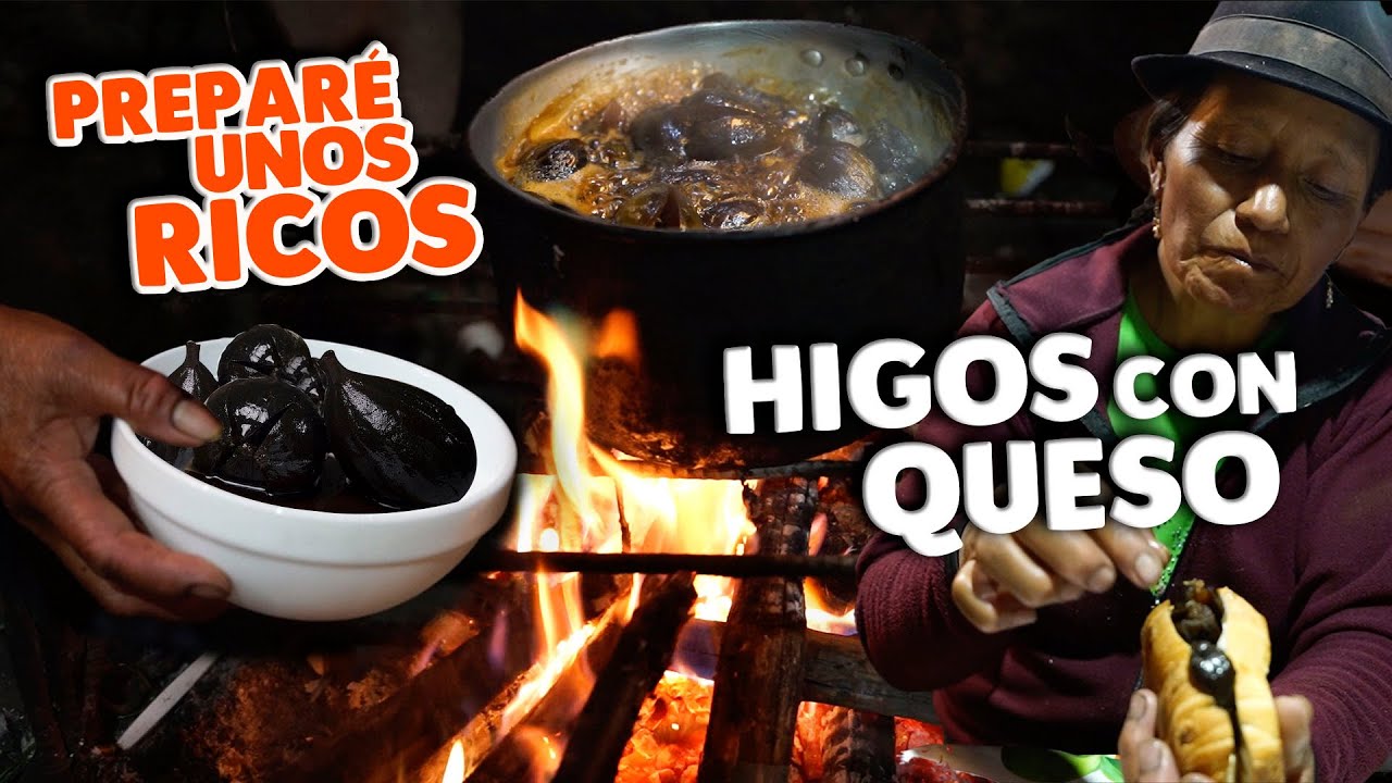RICOS HIGOS CON QUESO CASERO (Hecho a leña) | Doña Empera