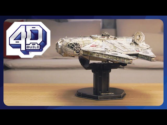 Vídeo relacionado con 4D Cityscape - Kit de modelo de papel Star Wars Millennium Falcon - 216 piezas - A partir de 8 años - No plegable
