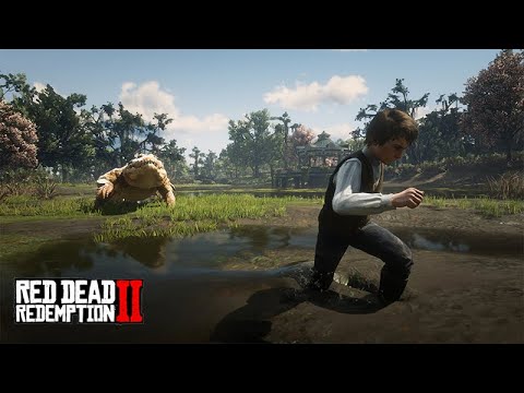 A incrível história de JACK e o JACARÉ GIGANTE  -  Red Dead Redemption 2