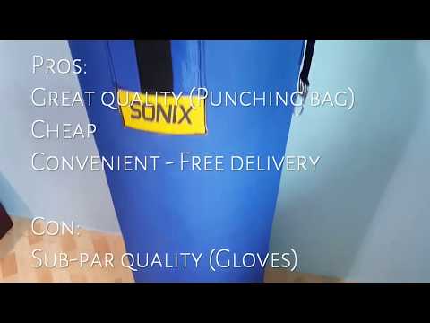 LAZADA UNBOX! Best Lazada deal- Punching bag + Boxing gloves