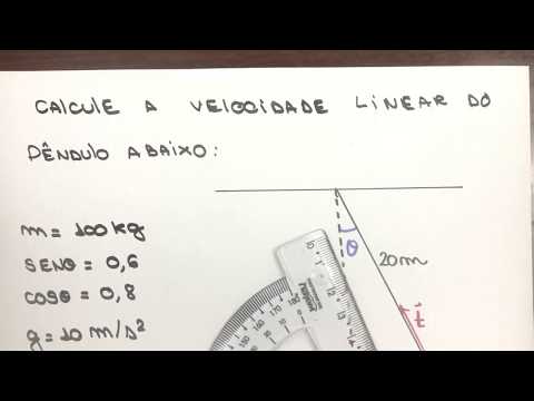 Exercício pêndulo cônico- Física para concurso