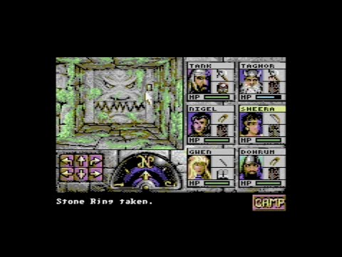 Eye of the Beholder on C128 (Vice emulator) Part 18