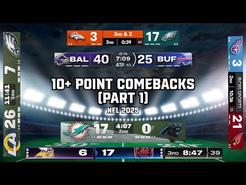 Every 10+ Point Comeback of the 2025 NFL Season | Part 1