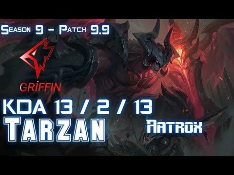 GRF Tarzan AATROX vs ELISE Jungle - Patch 9.9 KR Ranked