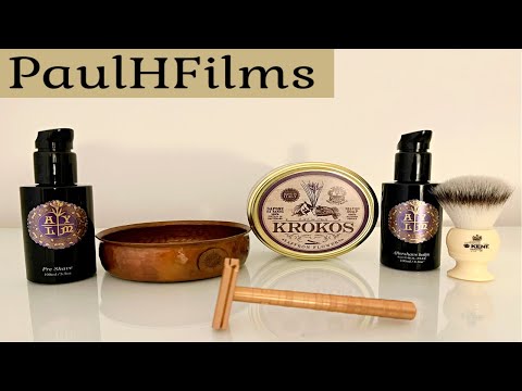 Henson AL13 DE Razor | Abbate Y La Mantia Krokos Shaving Soap