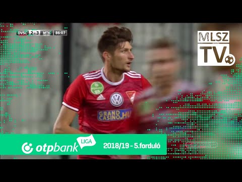 Takács Tamás gólja a DVSC - MTK Budapest mérkőzésen