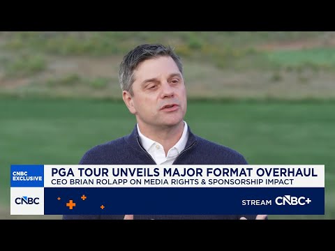 PGA Tour CEO Brian Rolapp on the major format overhaul, media rights, and sponsorship impact
