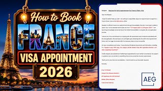 France Visa Appointment | AEG Appointment Visa France | Appointment For Visit Visa From Pakistan