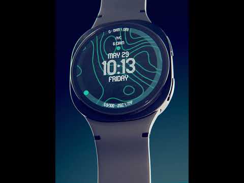 Animated Curves Watch Face