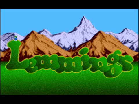 Lemmings (Amiga) (Fun 1-15) Let's go.