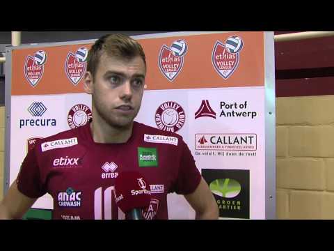 Reactie Gijs Jorna Topvolley Callant Antwerpen na 3 1 winst Lennik