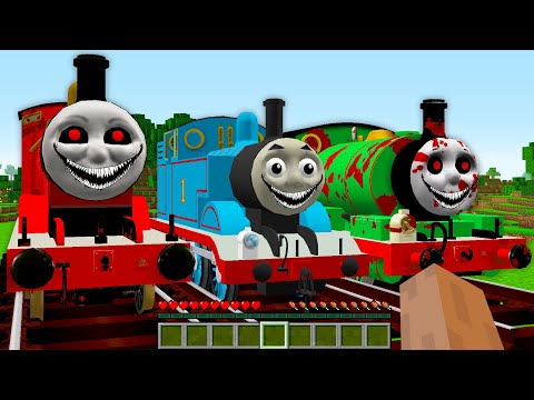 Return of COLORED THOMAS THE TANK ENGINE exe and FRIENDS in Minecraft Gameplay - Coffin Meme