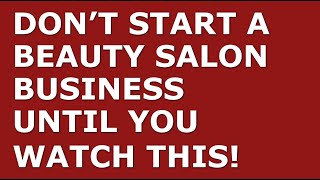 How to Start a Beauty Salon Business | Free Beauty Salon Business Plan Template Included