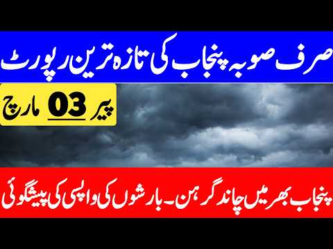 Rain Excepted Form 2nd Week Of March | Weather Update Today Punjab | Punjab Weather Report