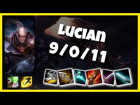 Korean Challenger Lucian Bot (9/0/11) Gameplay Replay - Patch 10.18