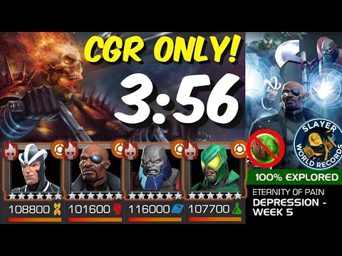 SUB 4 MIN! CGR vs ETERNITY OF PAIN: DEPRESSION - WEEK 5 (+ Guide) - Marvel Contest of Champions