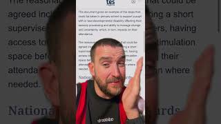 In today’s education news, the DfE, if drafted, some ideas around reasonable and