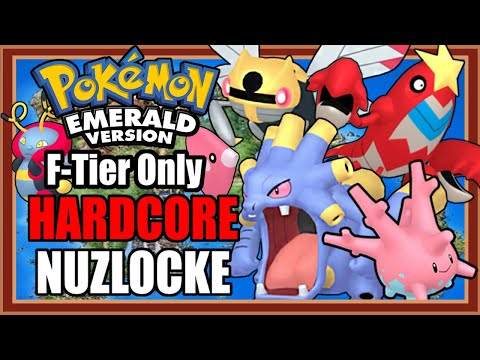 Can I Beat a Hardcore Emerald Nuzlocke Using Only the WORST Pokemon?